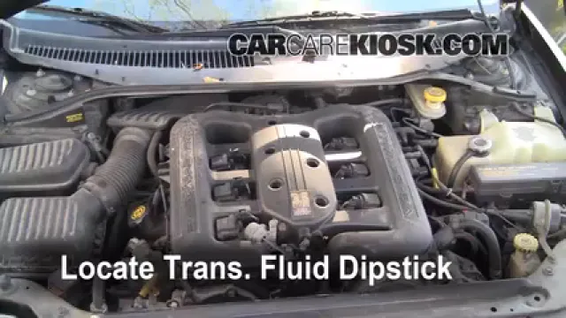 2001 Chrysler LHS 3.5L V6 Liquide de transmission Vérifier le niveau de liquide